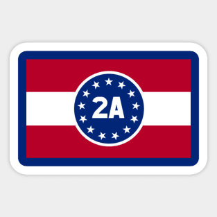 2A 2nd Amendment US Constitution Sticker